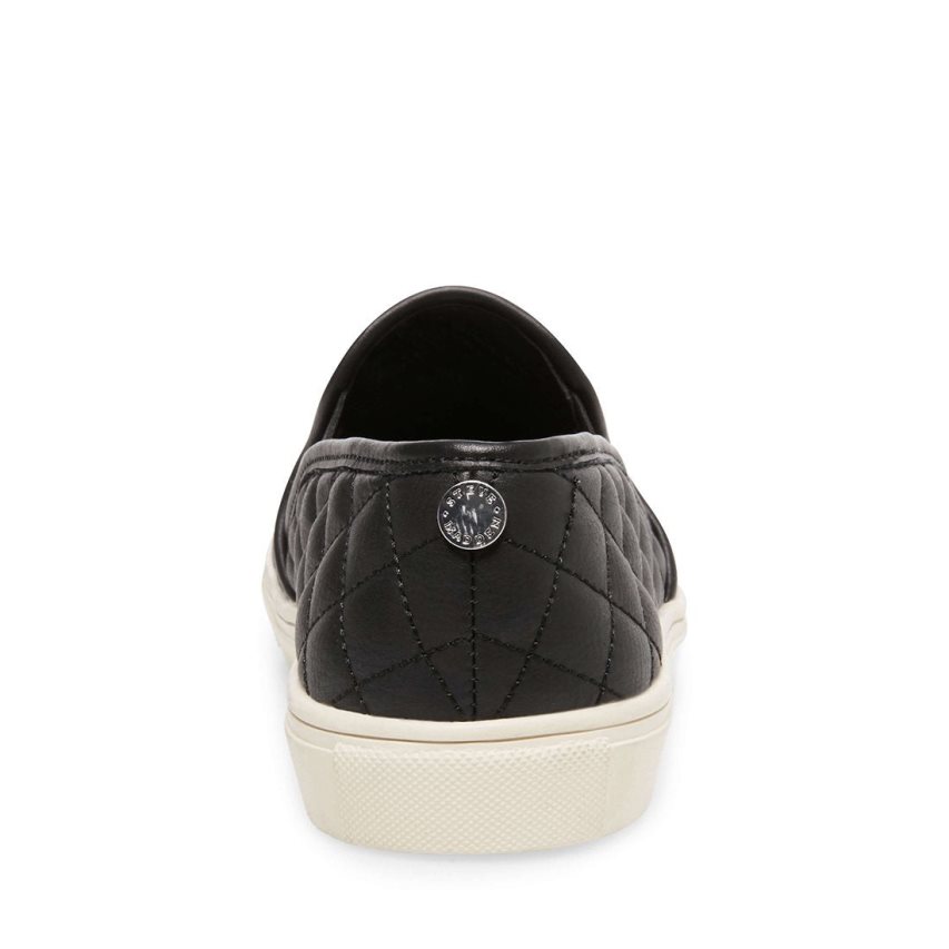 Black Steve Madden Ecentrcq Women's Loafers | PH 4915LZW